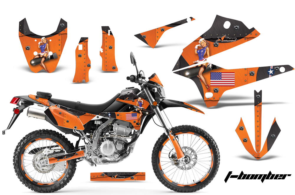 Kawasaki KLX 250 08-09 NP Graphic Kit TB O NPs